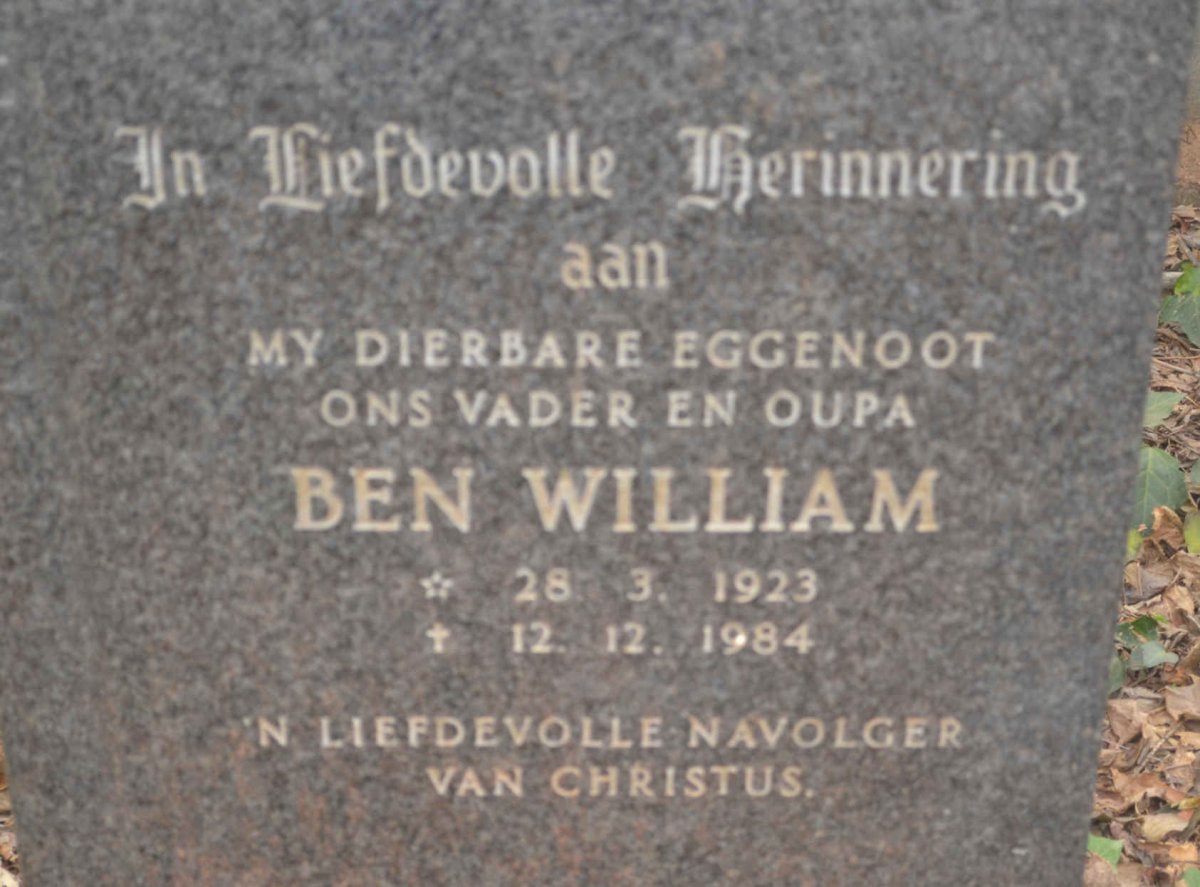 DICKS Ben William 1923-1984