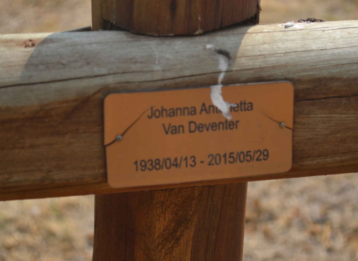 DEVENTER Johanna An?etta, van 1938-2015