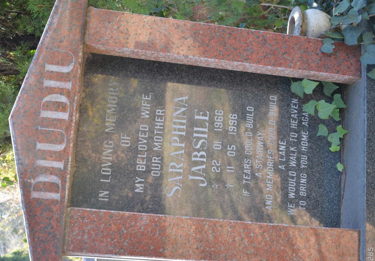 DIUDIU Saraphina Jabsile 1966-1996