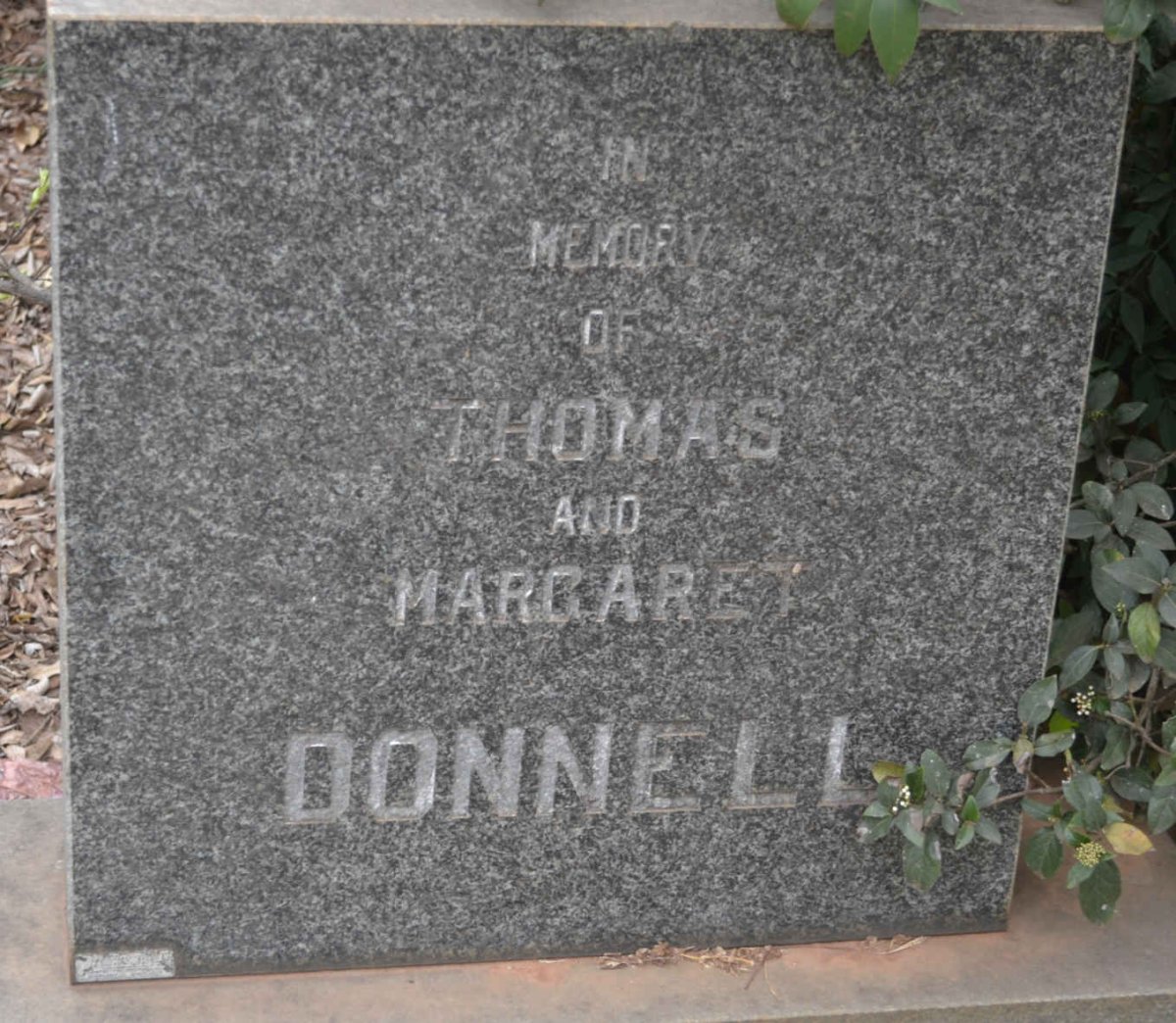 DONNELL Thomas &amp; Margaret