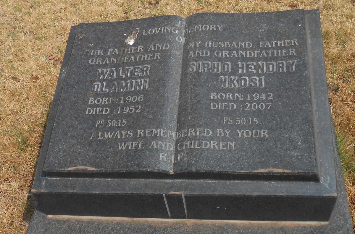 DLAMINI Walter 1906-1952 :: NKOSI Sipho Hendry 1942-2007