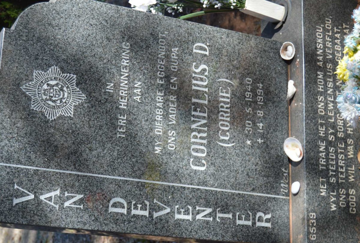 DEVENTER Cornelius D., van 1940-1994
