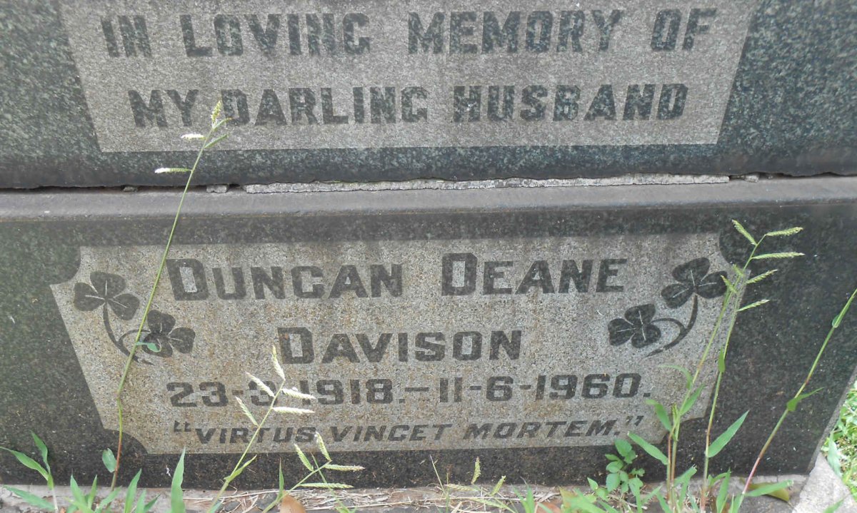 DAVISON Duncan Deane 1918-1960