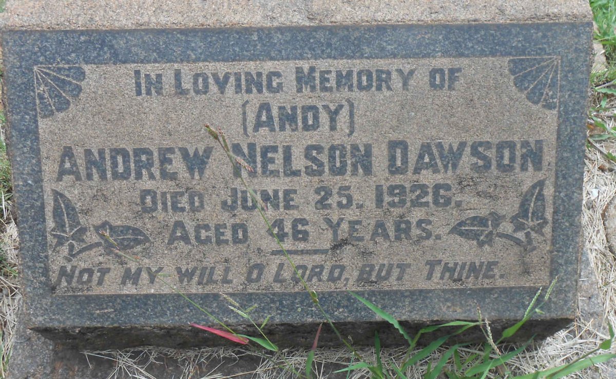 DAWSON Andrew Nelson -1926