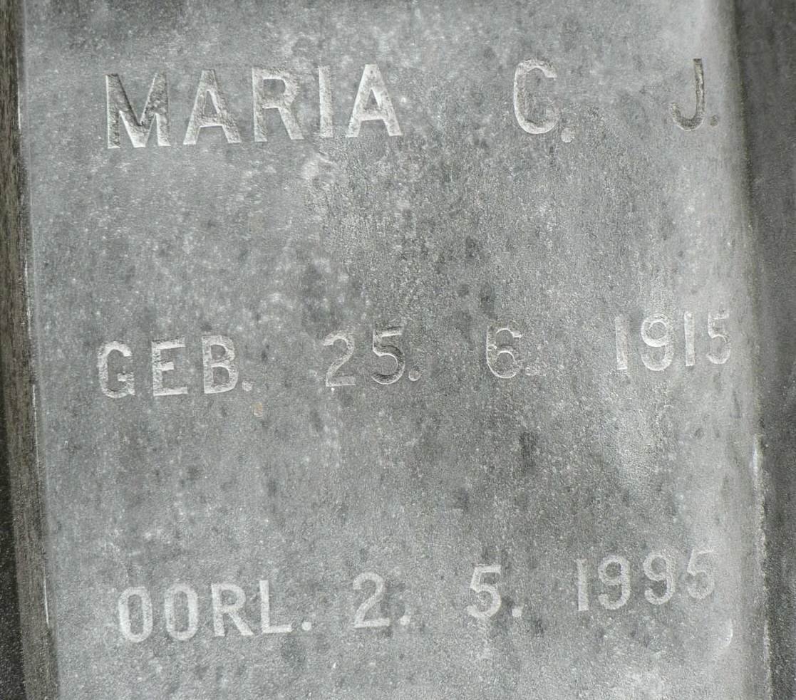 DOUBELL Maria C.J. 1915-1995