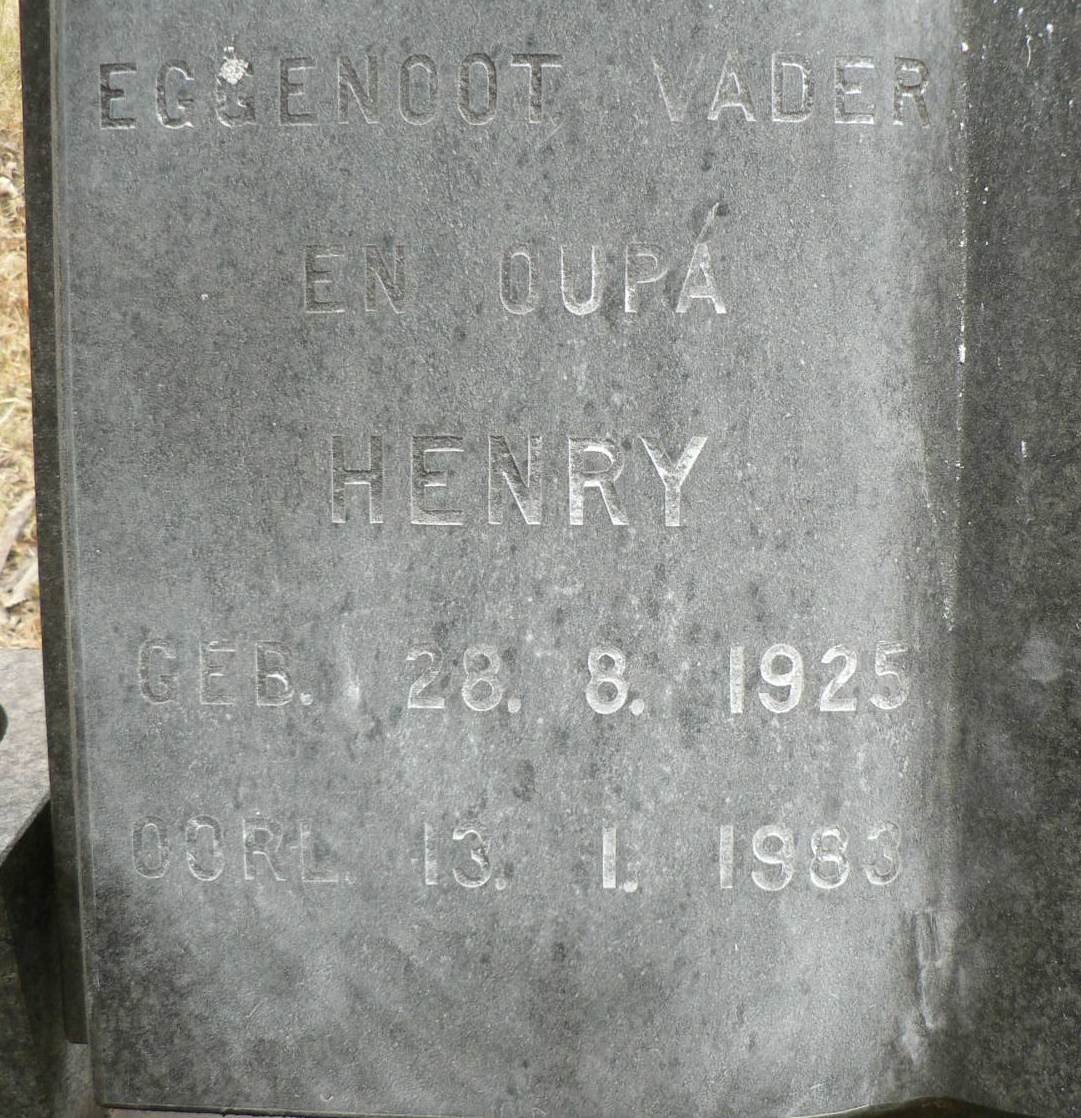 DOUBELL Henry 1925-1983