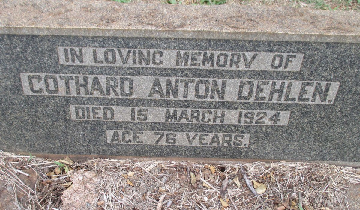 DEHLEN Gothard Anton -1924