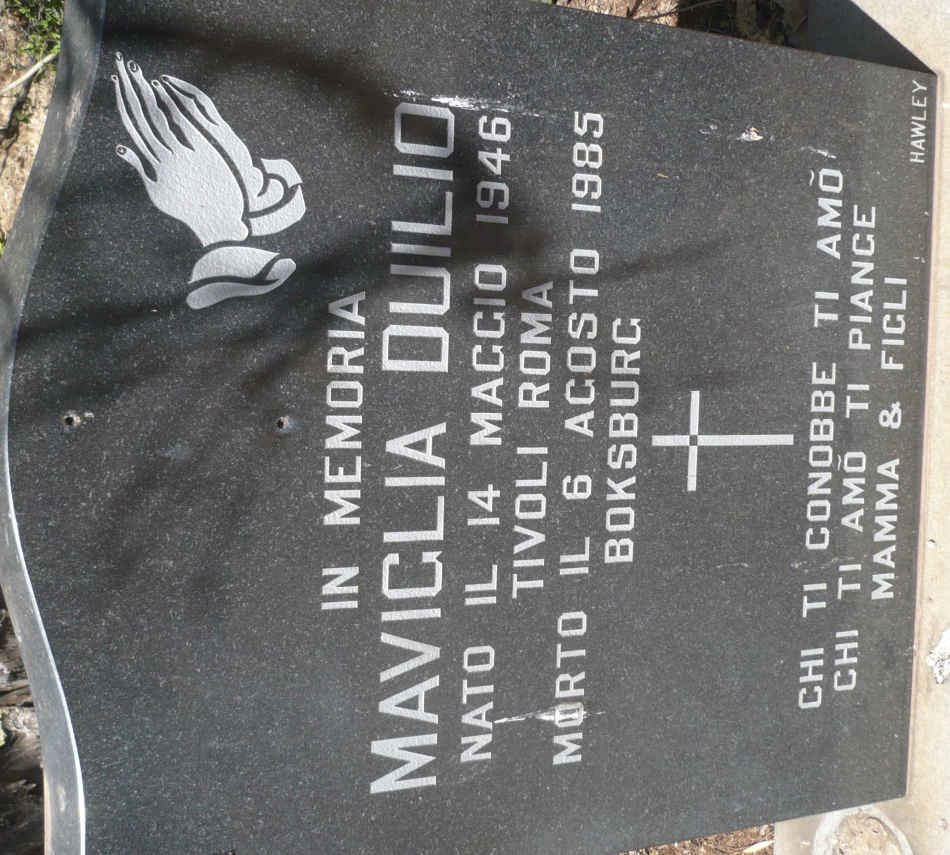 DUILIO Maviglia 1946-1985