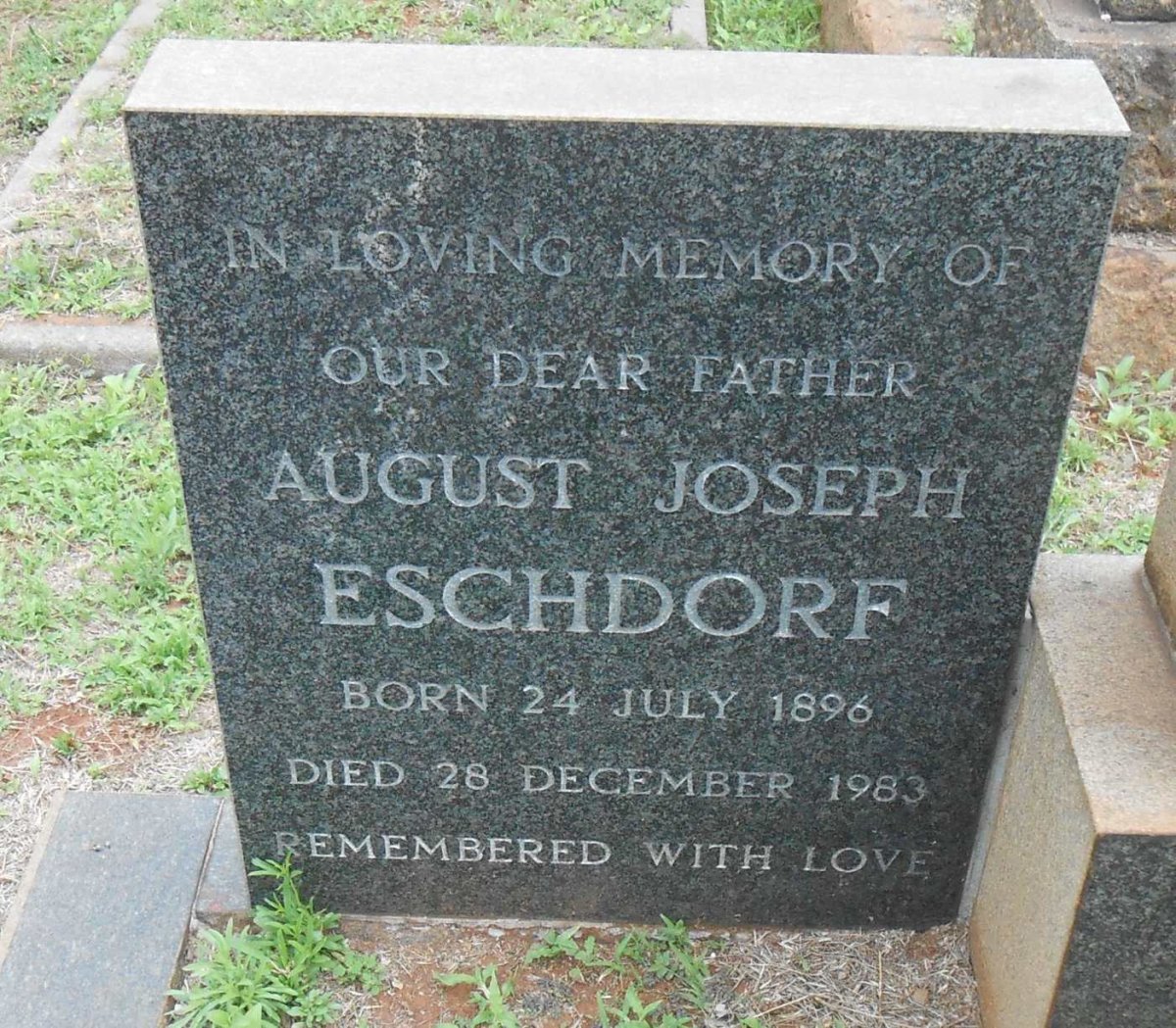 ESCHDORF August Joseph 1896-1983