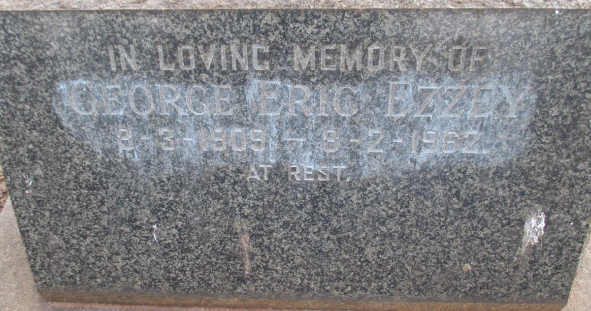 EZZEY George Eric 1909-1962