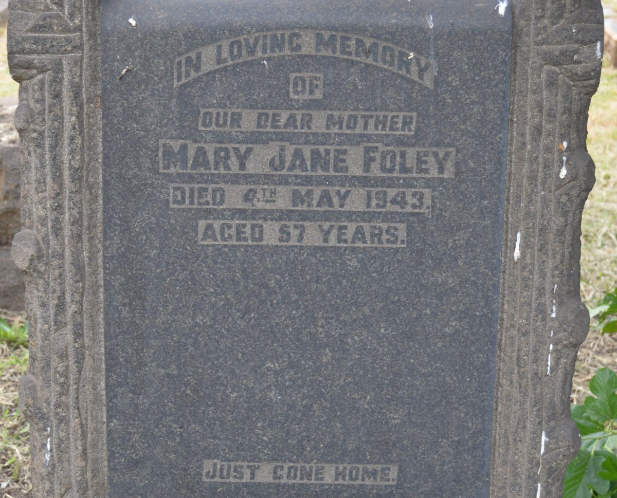 FOLEY Mary Jane -1943