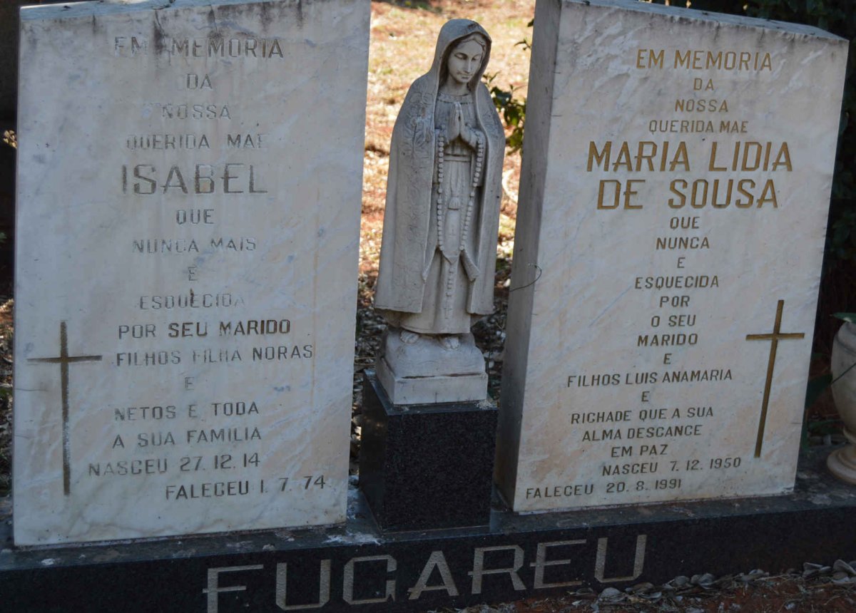 FUGAREU Isabel 1914-1974 :: DE SOUSA Maria Lidia 1950-1991