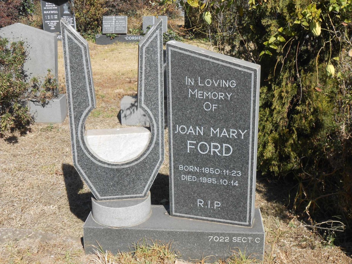 FORD Joan Mary 1950-1995