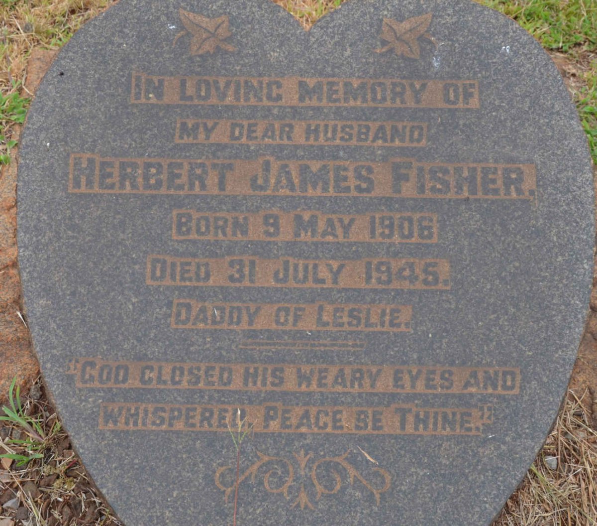 FISHER Herbert James 1906-1945