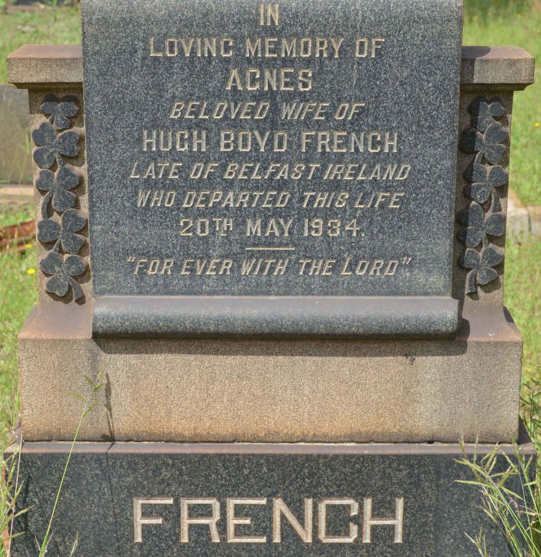 FRENCH Agnes -1934
