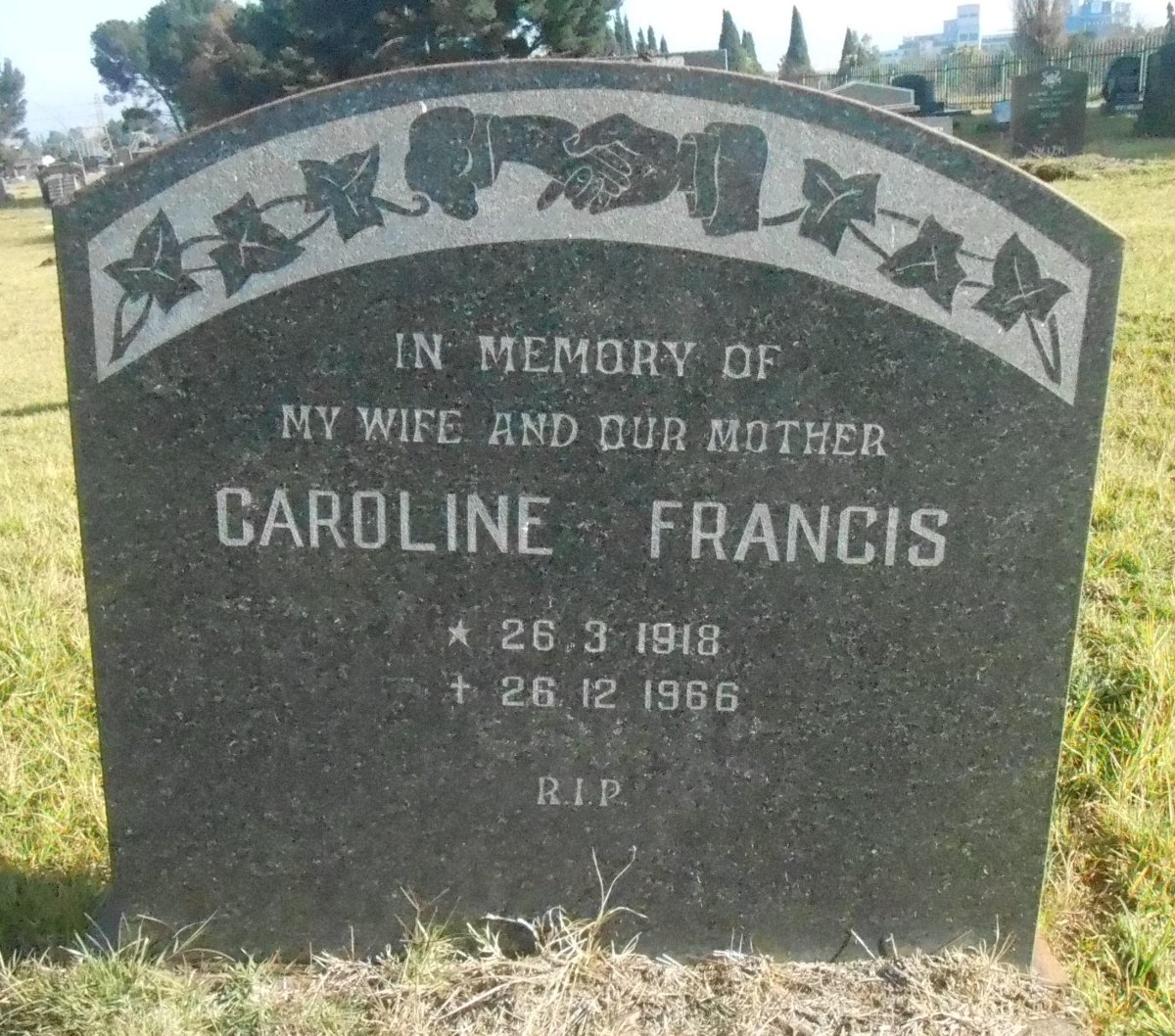 FRANCIS Caroline 1918-1966