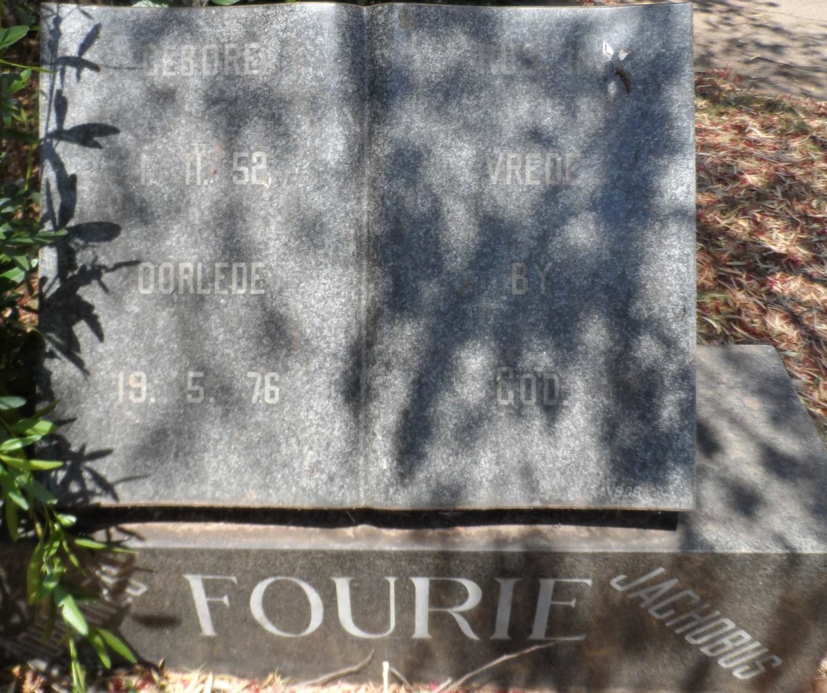 FOURIE Jachobus 1952-1976