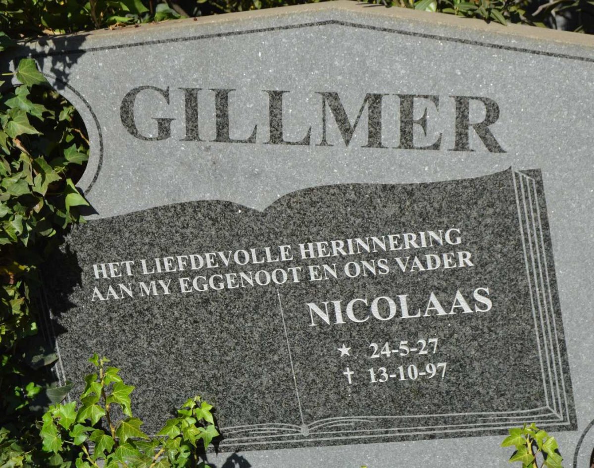 GILLMER Nicolaas 1927-1997