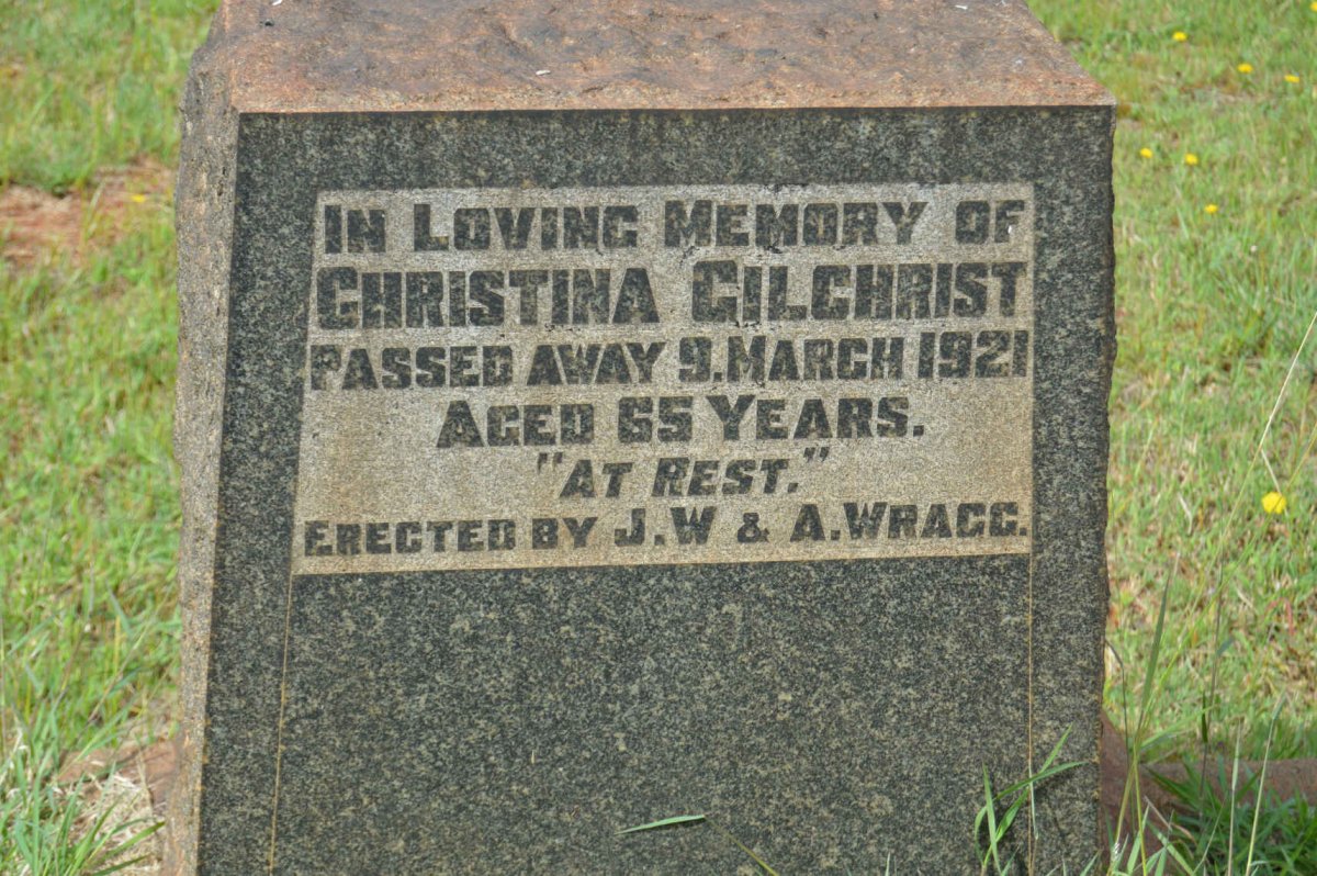 GILCHRIST Christina -1921