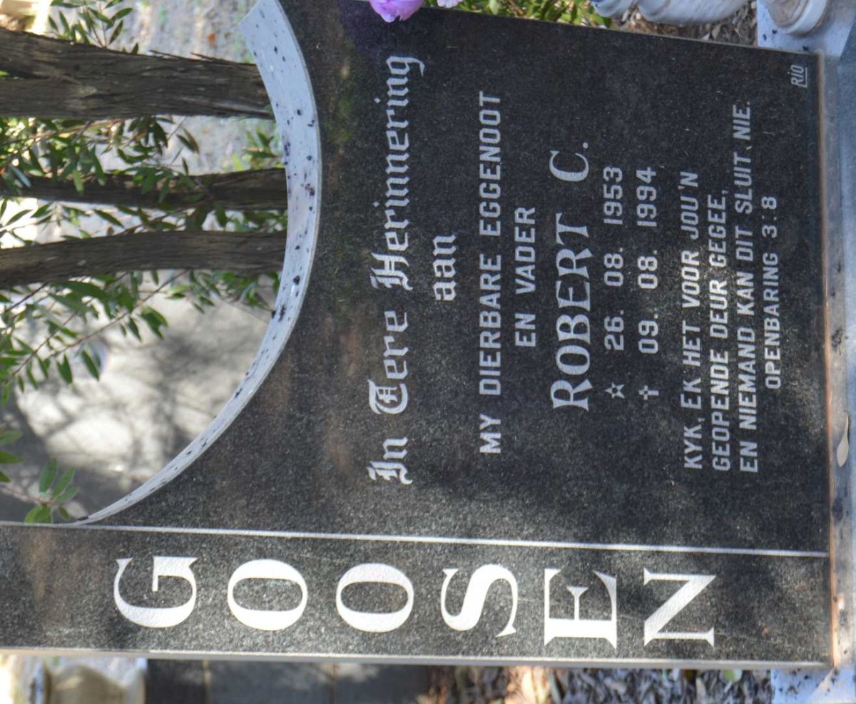 GOOSEN Robert C. 1953-1994