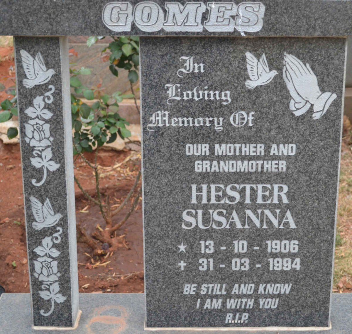 GOMES Hester Susanna  1906-1994