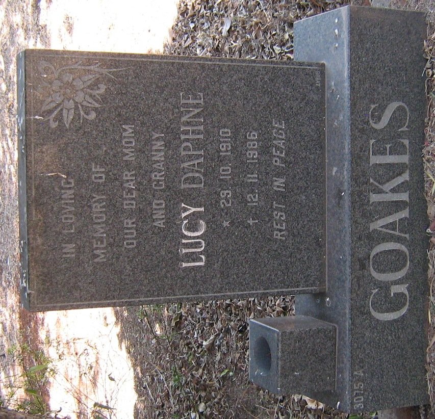 GOAKES Lucie Daphne 1910-1986