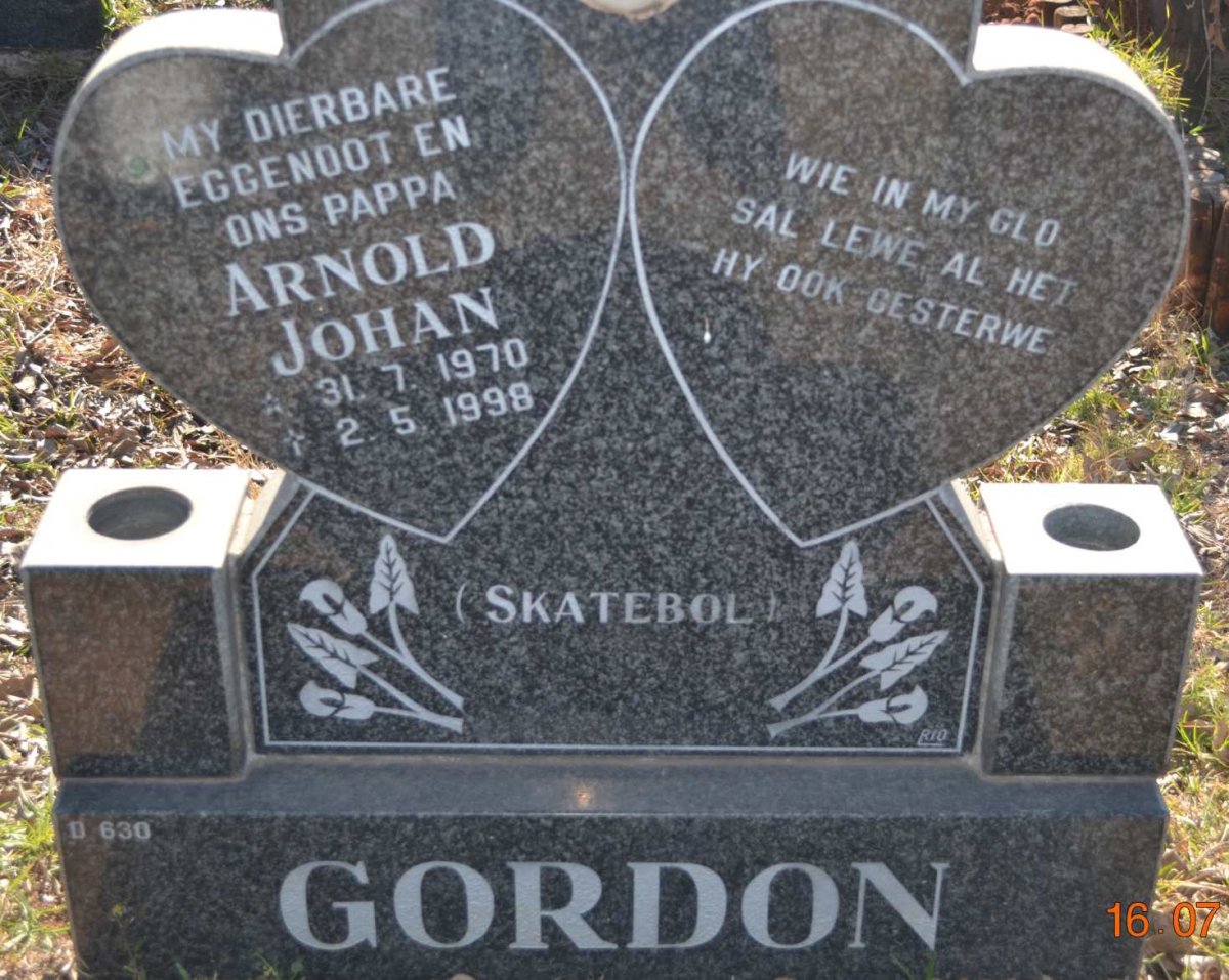 GORDON Arnold Johan 1970-1998