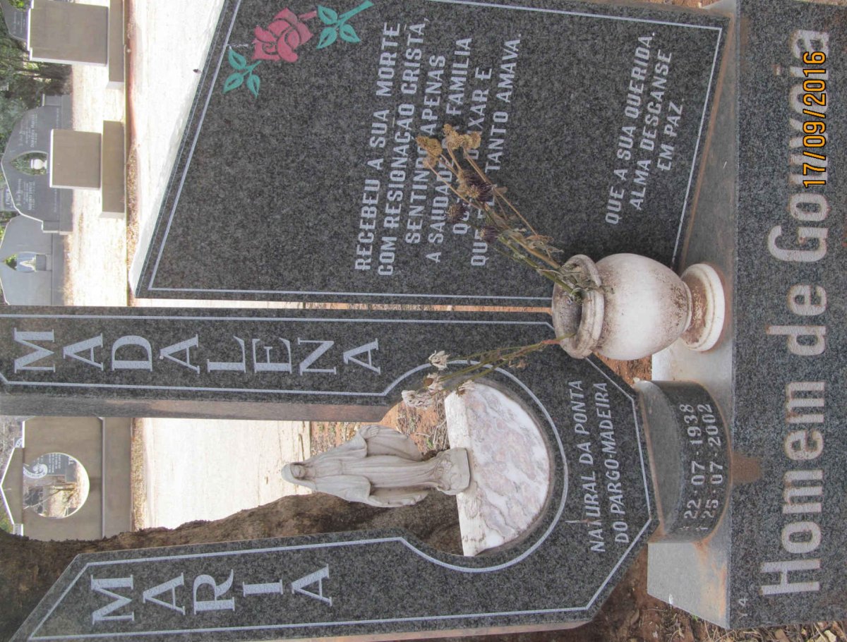 GOUVOIA Maria Madelena, Homem de 1938-2002