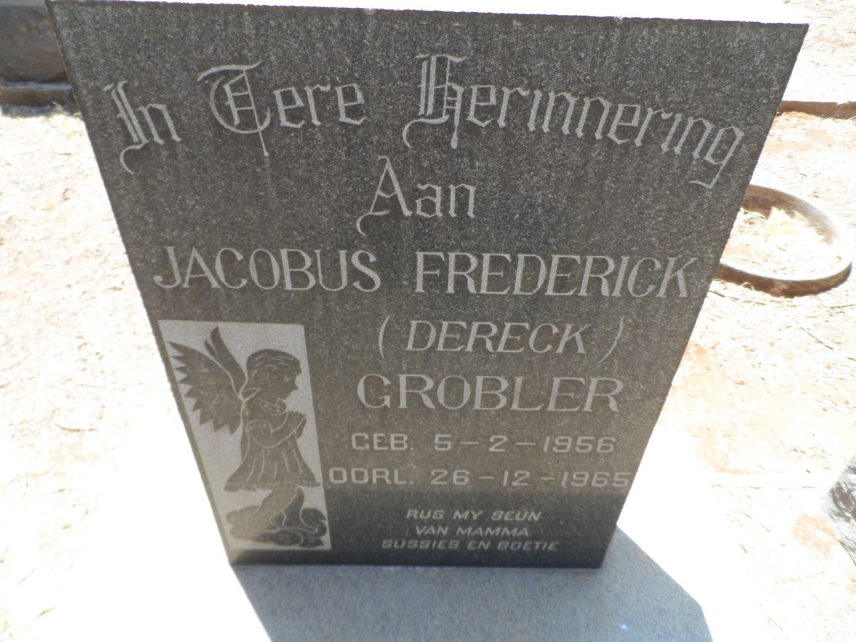 GROBLER Jacobus Frederick 1956-1965