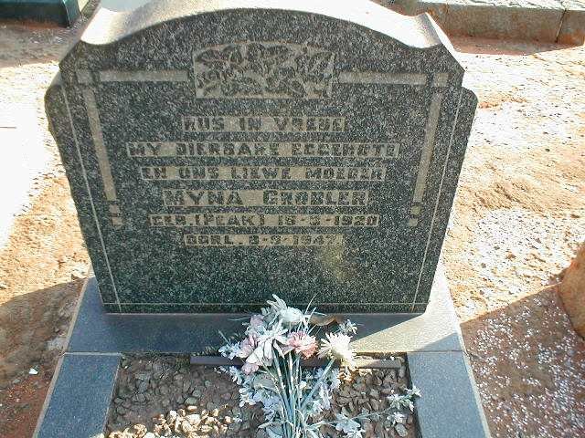 GROBLER Myna nee PEAK 1920-1947