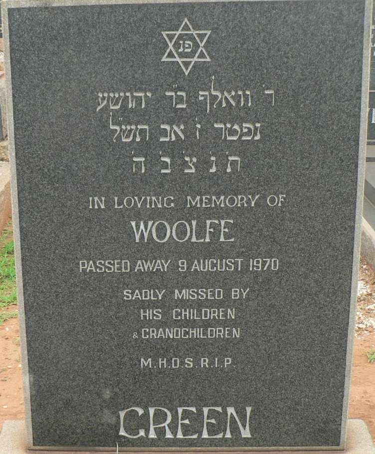 GREEN Woolfe -1970