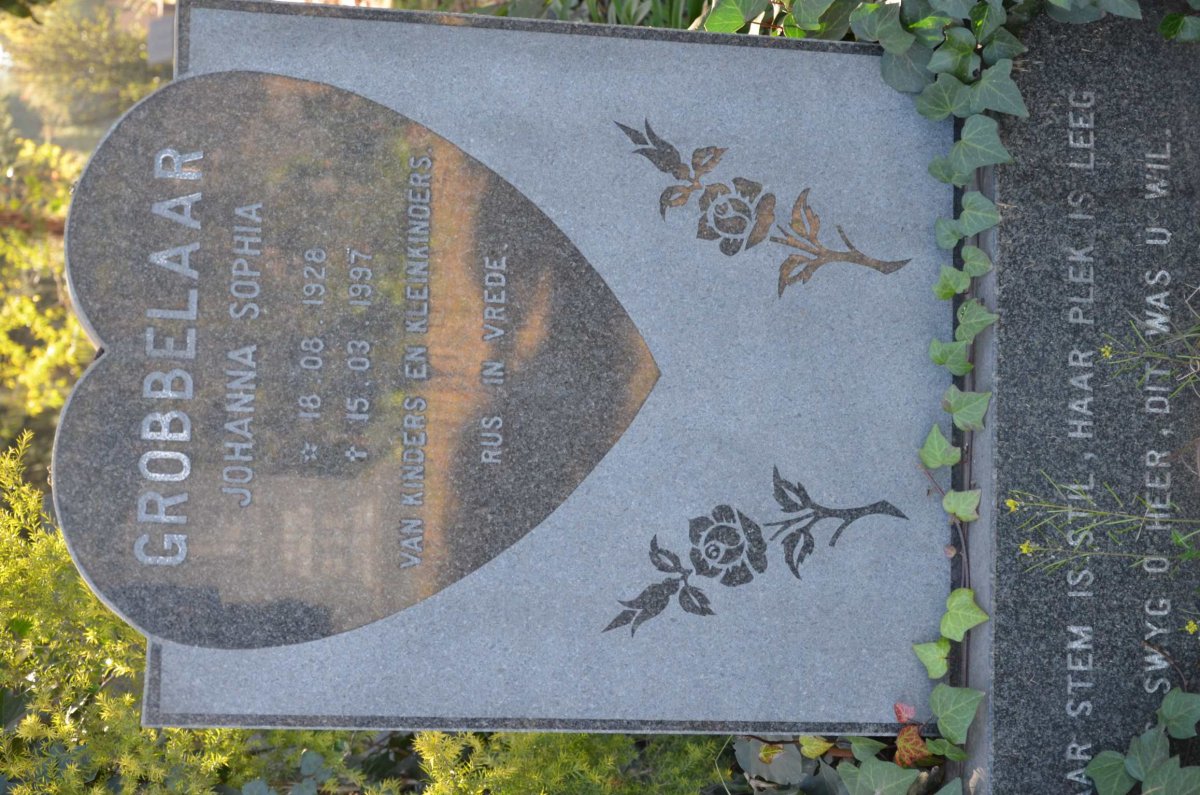 GROBBELAAR Johanna Sophia 1928-1997