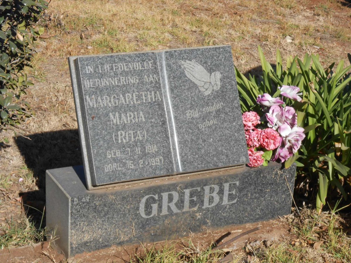 GREBE Margaretha Maria 1914-1997