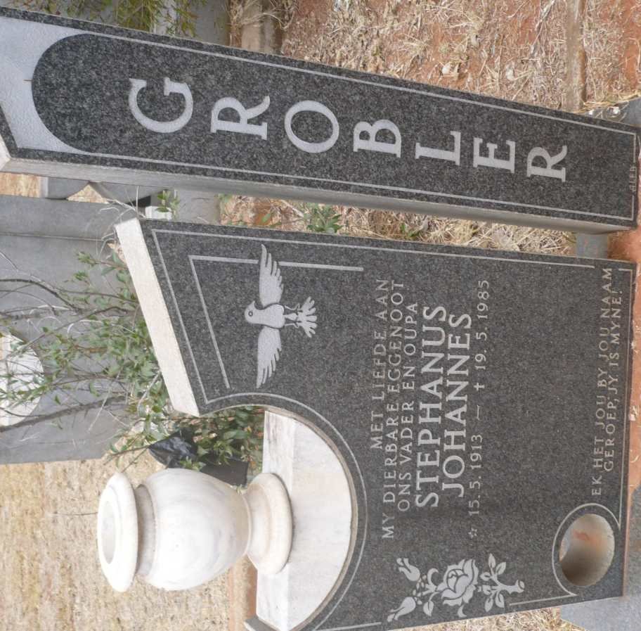 GROBLER Stephanus Johannes 1913-1985