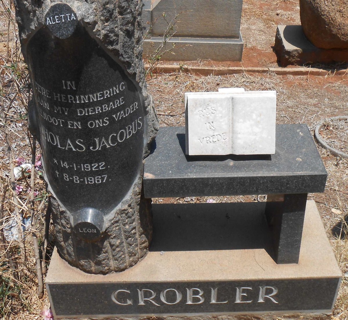 GROBLER Nicholas Jacobus 1922-1967