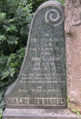 GREUNEN Annel John, van 1942-1958