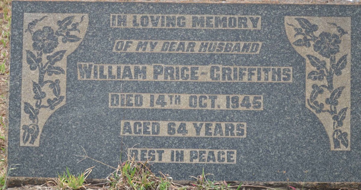 GRIFFITHS William, Price -1945