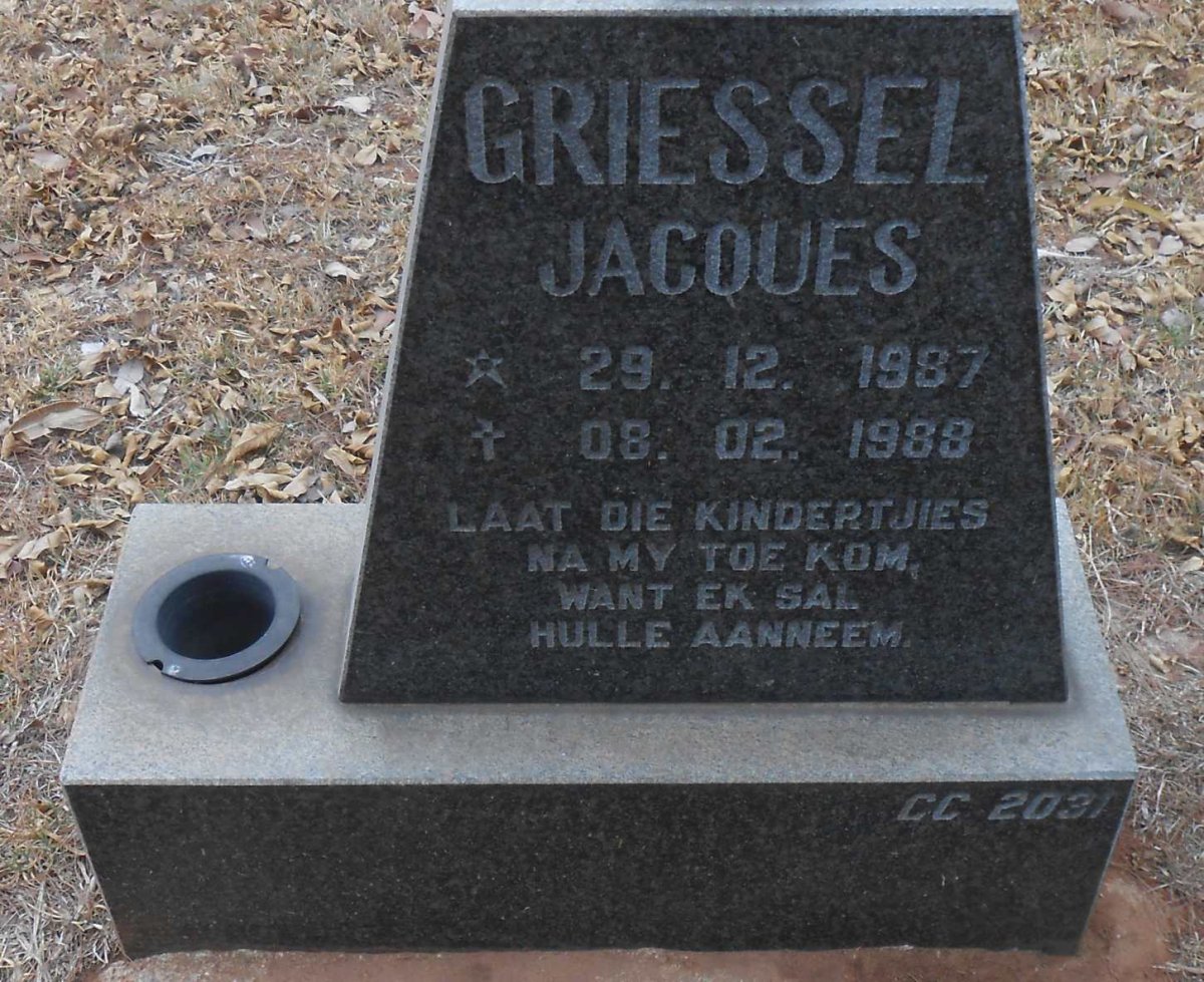 GRIESSEL Jacques 1987-1988