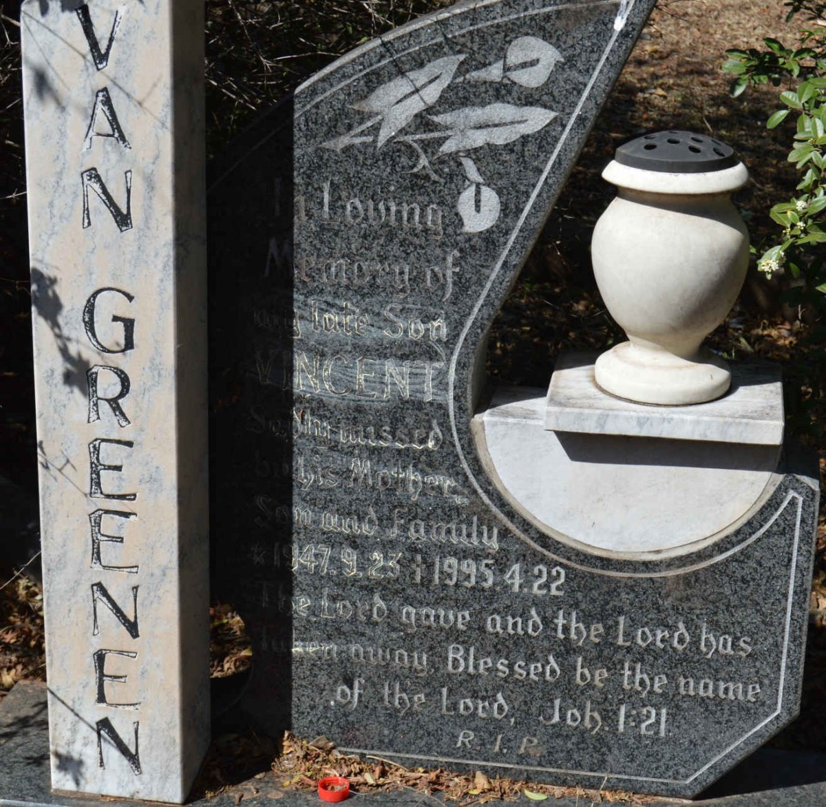 GREENEN Vincent, van 1947-1995