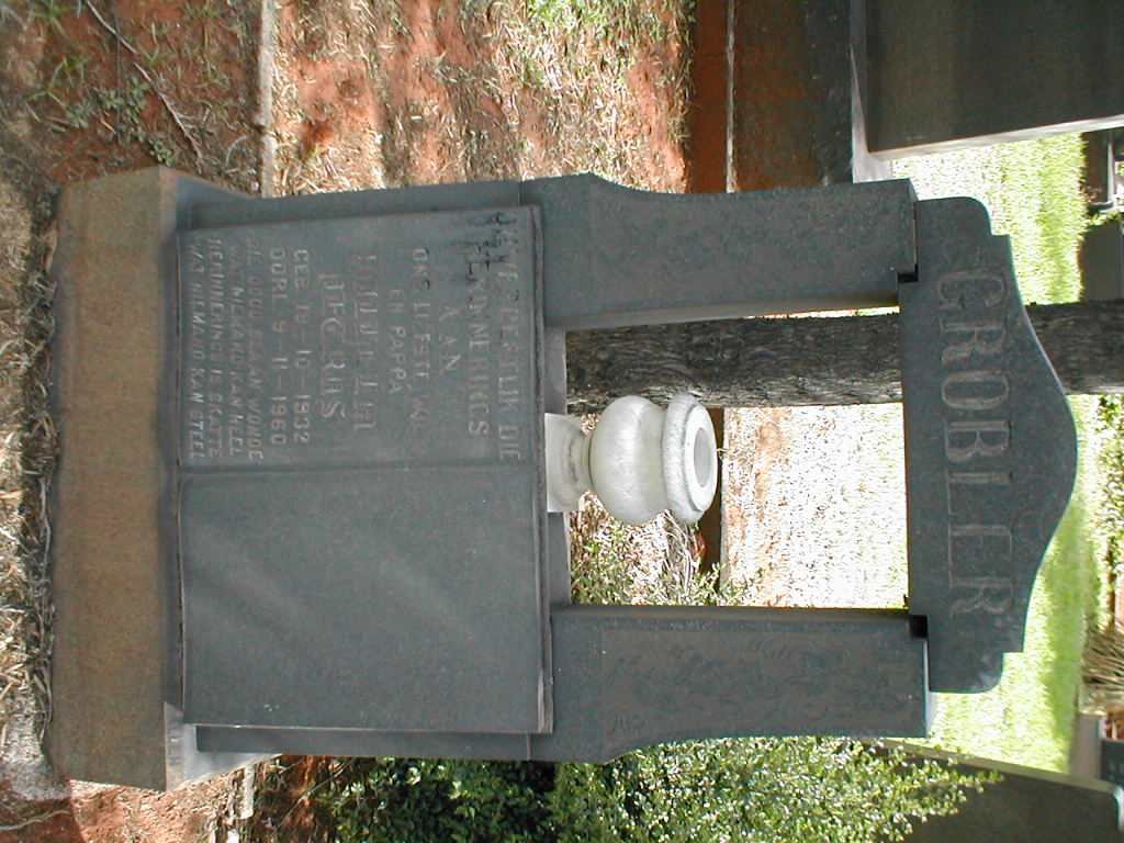 GROBLER Wilhelm Petrus 1932-1960