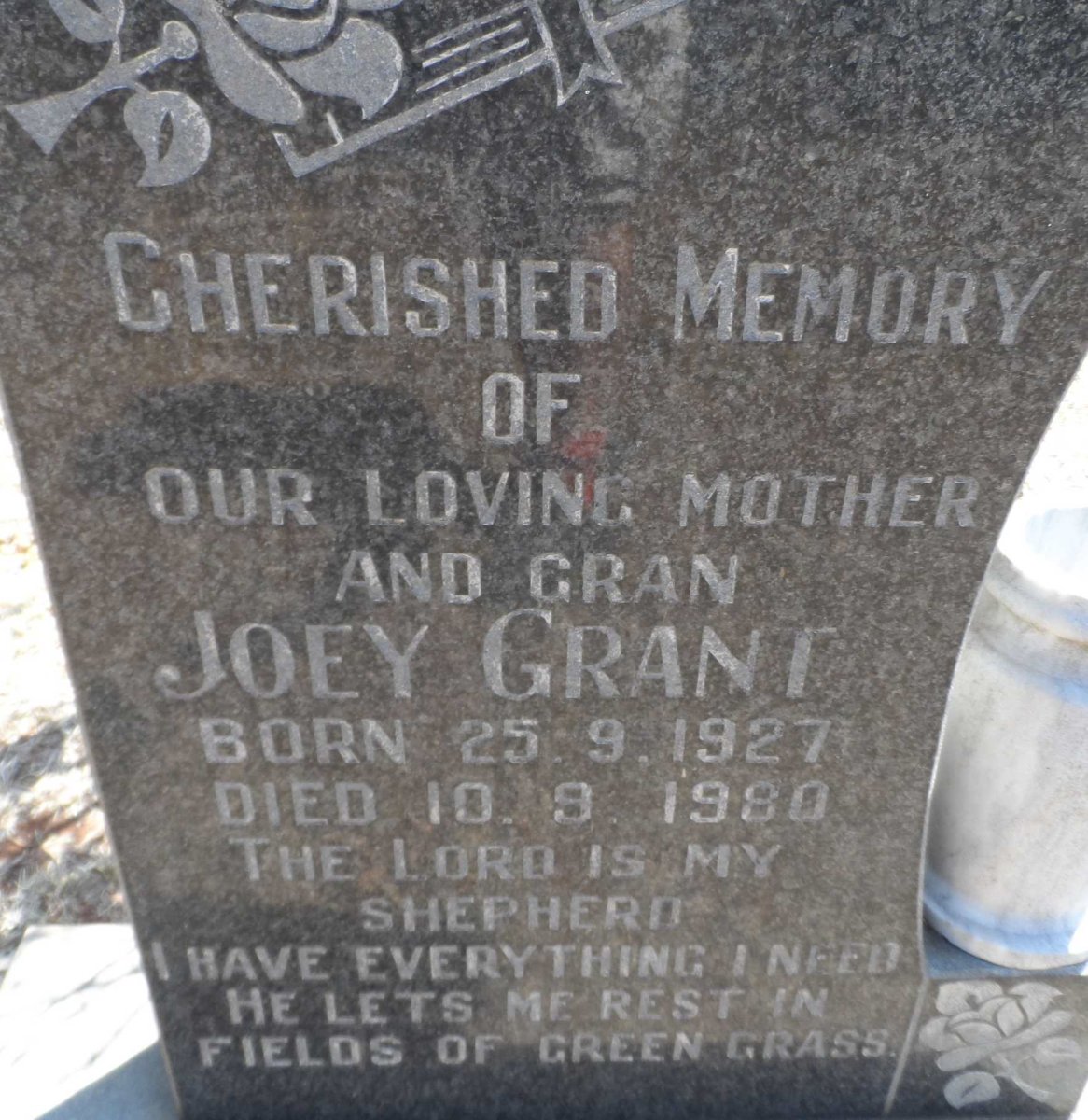 GRANT Joey 1927-1980