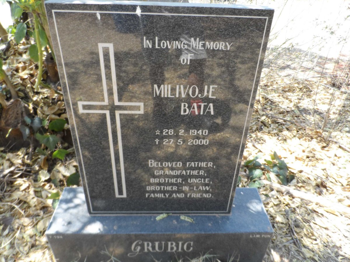 GRUBIC Milivoje Bata 1940-2000