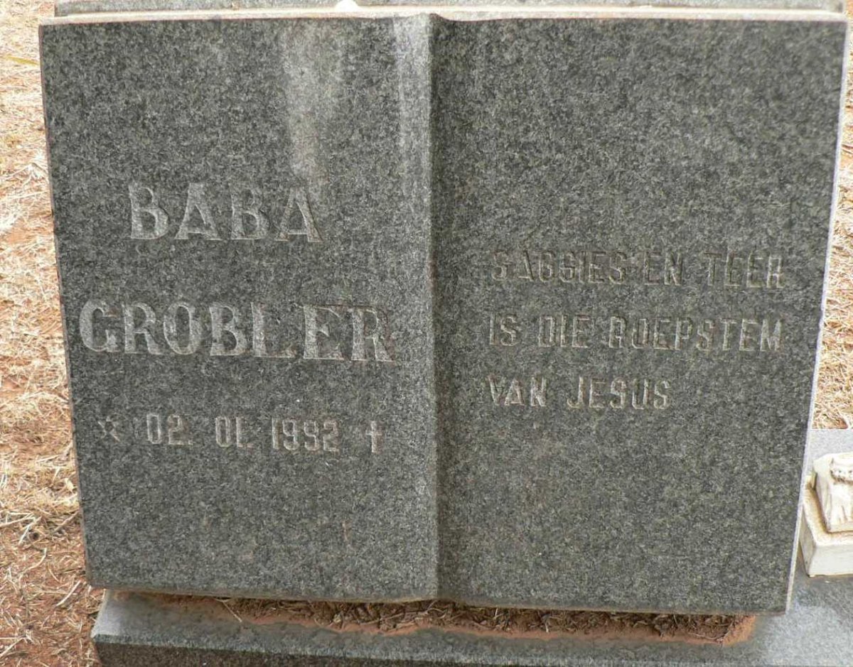 GROBLER Baba 1992-1992
