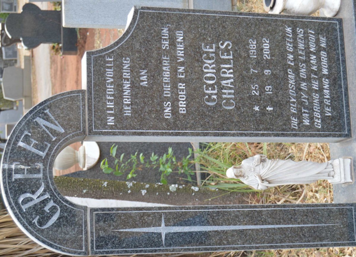 GREEN George Charles 1982-2002