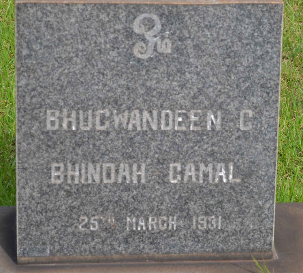 GAMAL Bhugwandeen C., BHINDAH -1931