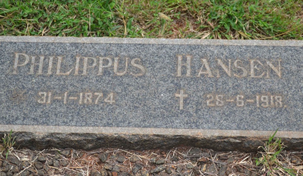 HANSEN Philippus 1874-1918