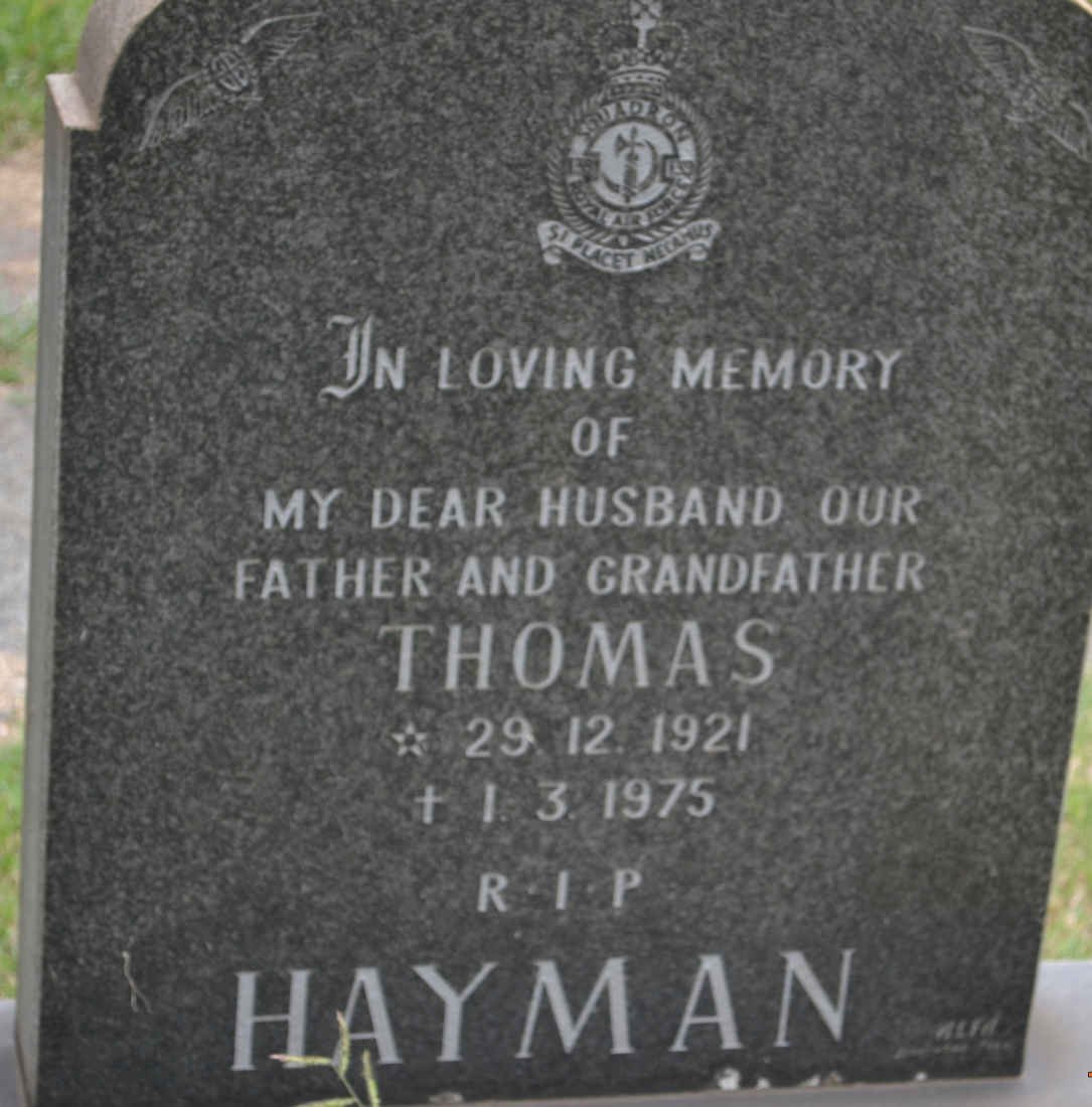 HAYMAN Thomas 1921-1975