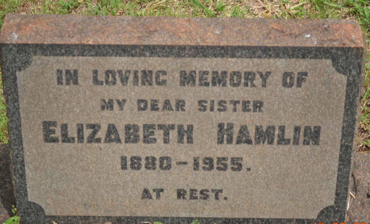 HAMLIN Elizabeth 1880-1955