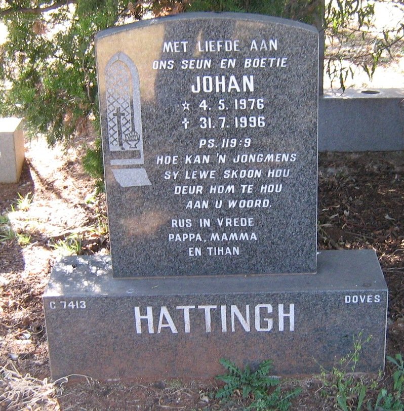 HATTINGH Johan 1976-1996