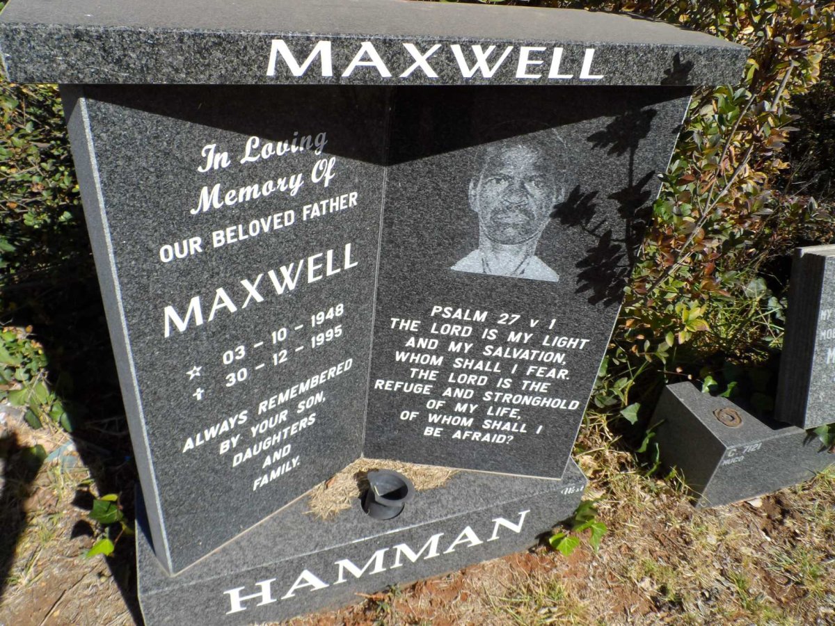 HAMMAN Maxwell 1948-1995